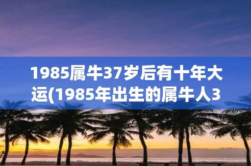 1949-2009 年属牛人的命运与运势解析